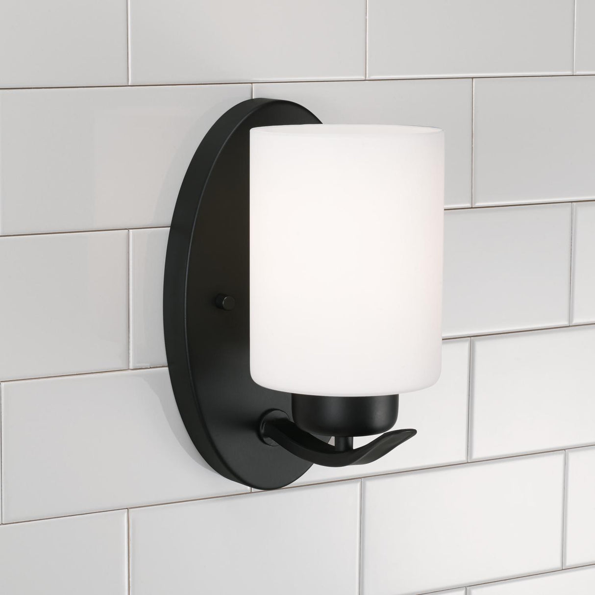 Capital Lighting 615211MB-338 Dixon 1 Light Sconce Matte Black