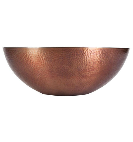 Thompson Traders Flw II Medium Antique Copper Bath Sink Guadalupe FLW-S Stainless Steel Interior / Antique Copper Exterior (Smooth / Hammered)