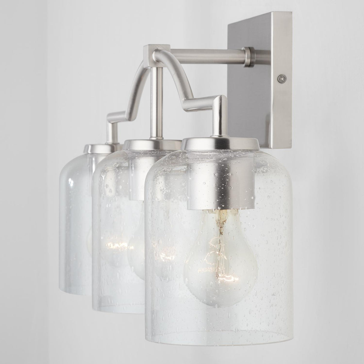 Capital Lighting 139331BN-500 Carter 3 Light Vanity Brushed Nickel