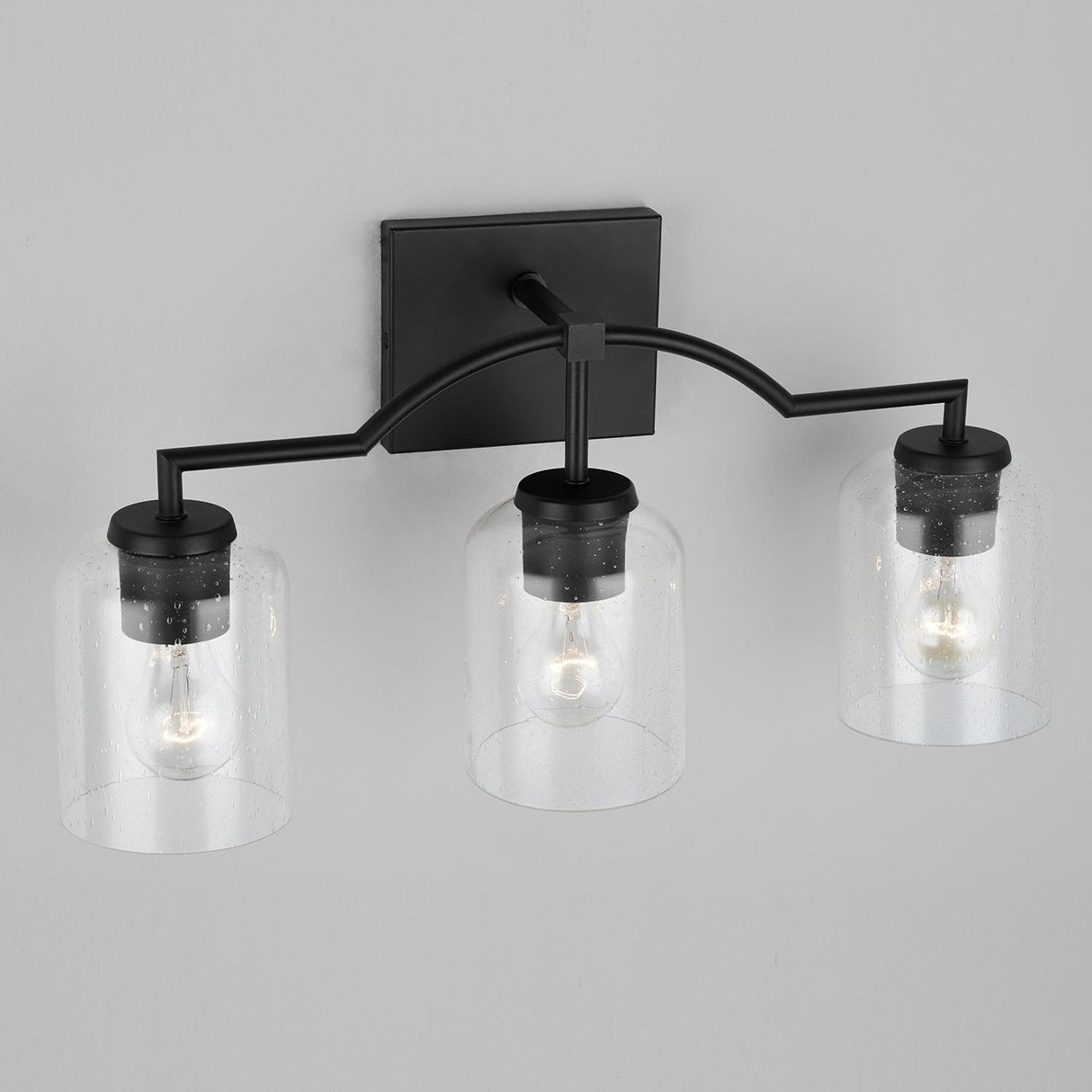 Capital Lighting 139331MB-500 Carter 3 Light Vanity Matte Black