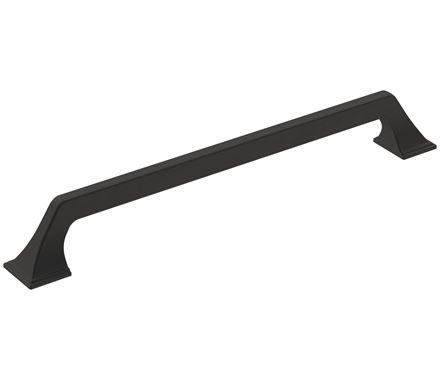 Amerock Cabinet Pull Matte Black 8-13/16 inch (224 mm) Center-to-Center Exceed 1 Pack Drawer Pull Cabinet Handle Cabinet Hardware