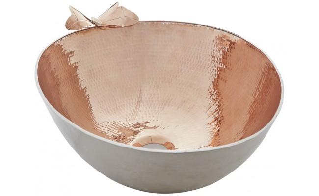 Thompson Traders Ovalo Otomi BRV-1914TT Rose Gold Interior/Nickel Exterior
(Hammered)