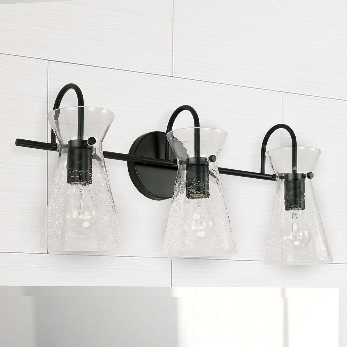 Capital Lighting 142431MB Mila 3 Light Vanity Matte Black