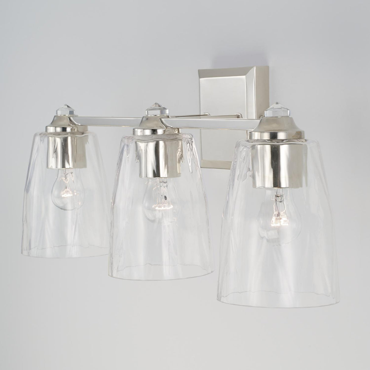 Capital Lighting 141831PN-509 Laurent 3 Light Vanity Polished Nickel