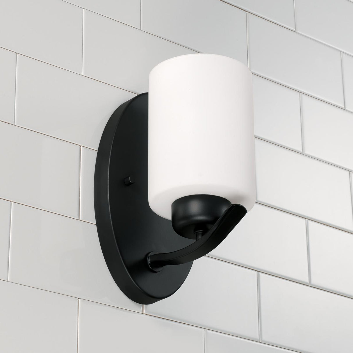 Capital Lighting 615211MB-338 Dixon 1 Light Sconce Matte Black