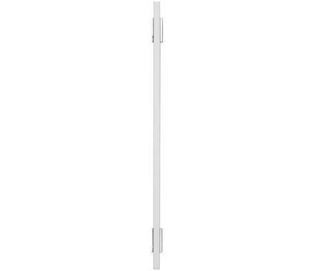 Amerock Cabinet Pull Polished Chrome/White 10-1/16 inch (256 mm) Center to Center Urbanite 1 Pack Drawer Pull Drawer Handle Cabinet Hardware