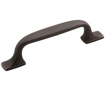 Amerock Cabinet Pull Dark Oiled Bronze 3 inch (76 mm) Center to Center Highland Ridge 1 Pack Drawer Pull Drawer Handle Cabinet Hardware