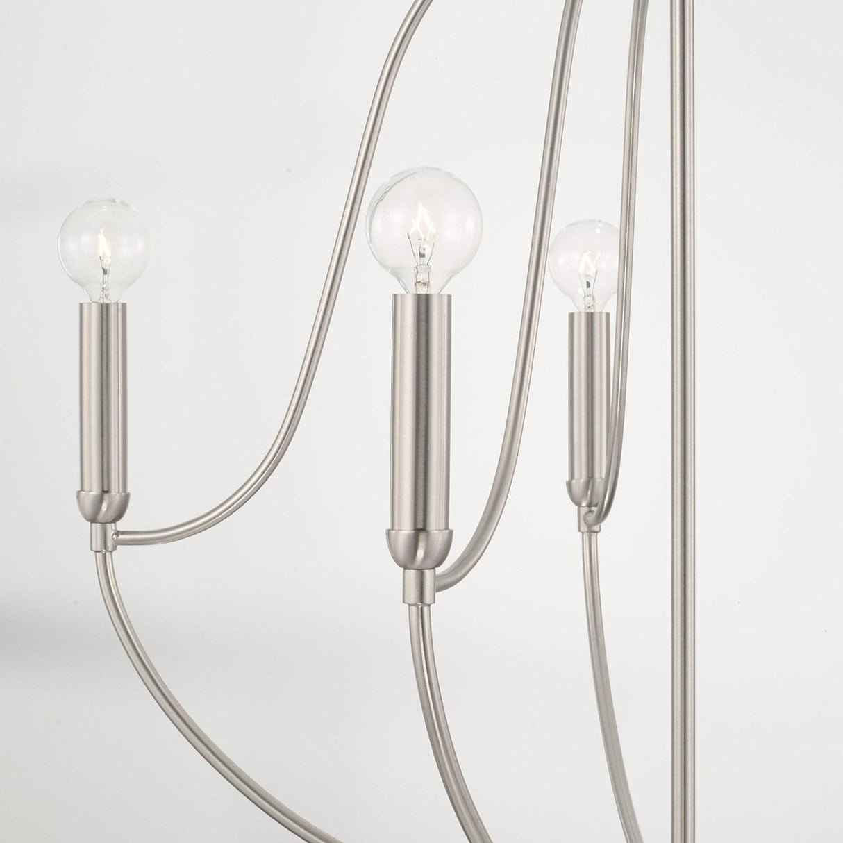 Capital Lighting 447051BN Madison 5 Light Chandelier Brushed Nickel