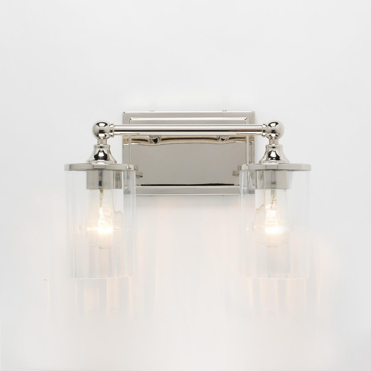 Capital Lighting 120721PN-423 Camden 2 Light Vanity Polished Nickel