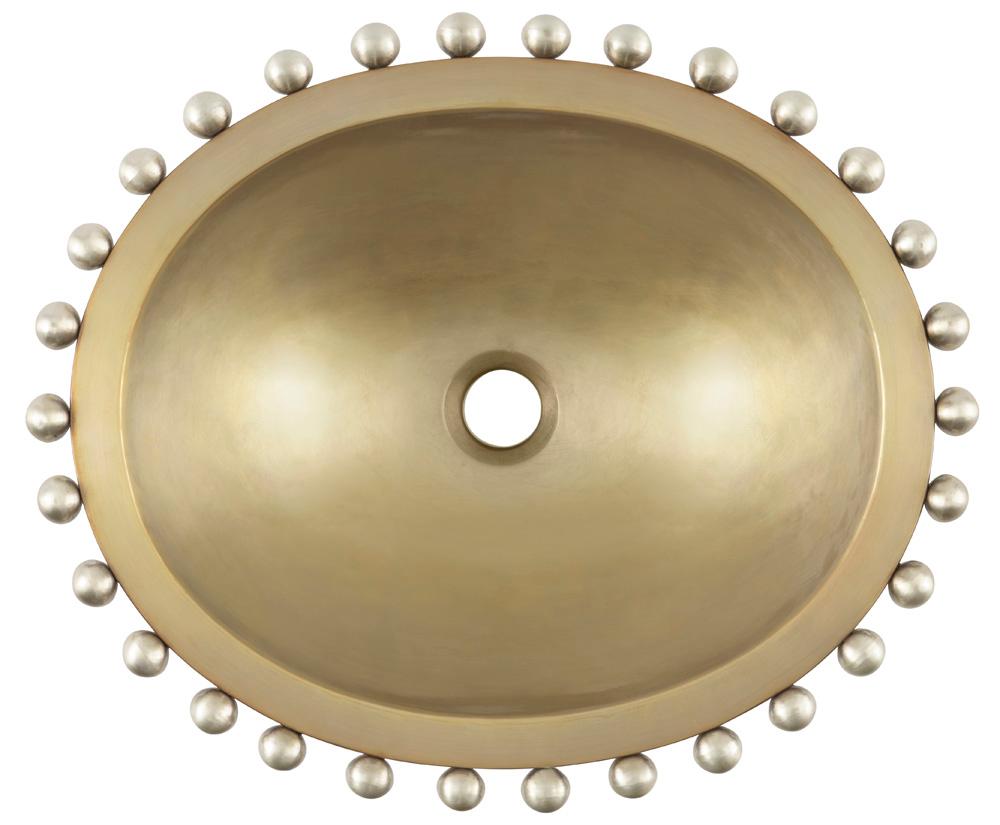 Thompson Traders Altamira Pearl Altamira Pearl PBC-1815ASG Antique Satin Gold and Burnished Nickel
(Smooth)