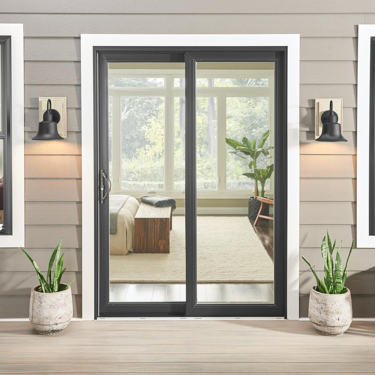 Capital Lighting 926311BK Brock 1 Light Outdoor Wall Lantern Black