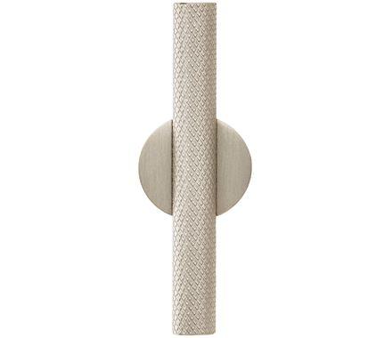 Amerock Cabinet Pull Silver Champagne 5/8 inch (16 mm) Center to Center Transcendent 1 Pack Drawer Pull Drawer Handle Cabinet Hardware