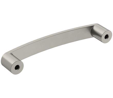 Amerock Cabinet Pull Satin Nickel 3-3/4 inch (96 mm) Center-to-Center Rift 1 Pack Drawer Pull Cabinet Handle Cabinet Hardware
