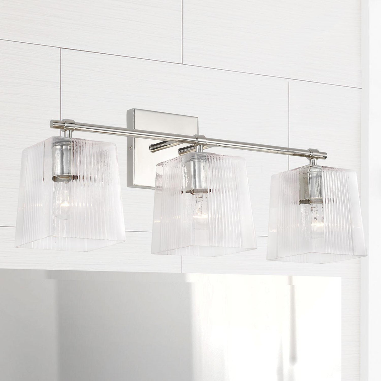 Capital Lighting 141731PN-508 Lexi 3 Light Vanity Polished Nickel