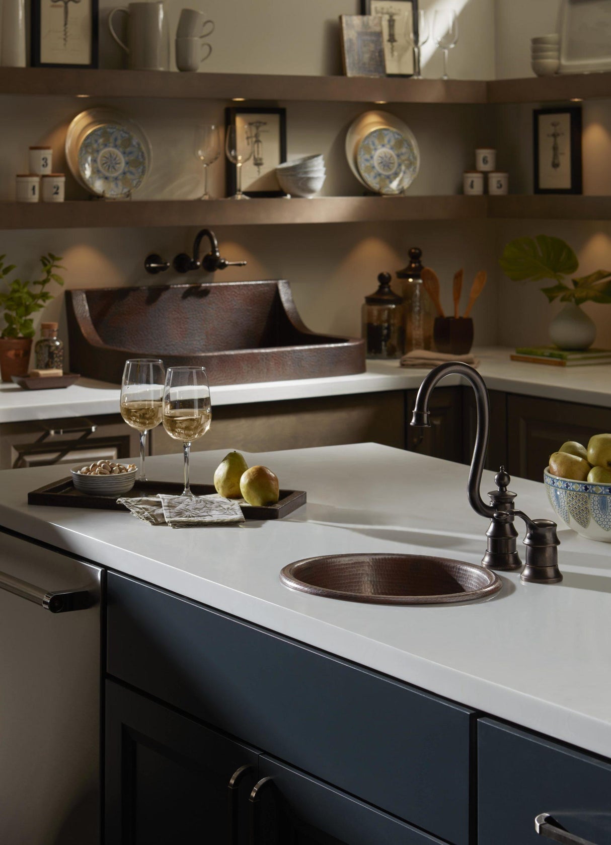 Thompson Traders Petit Napoli De La Cruz KPD-1207BC Aged Copper
(Hammered)