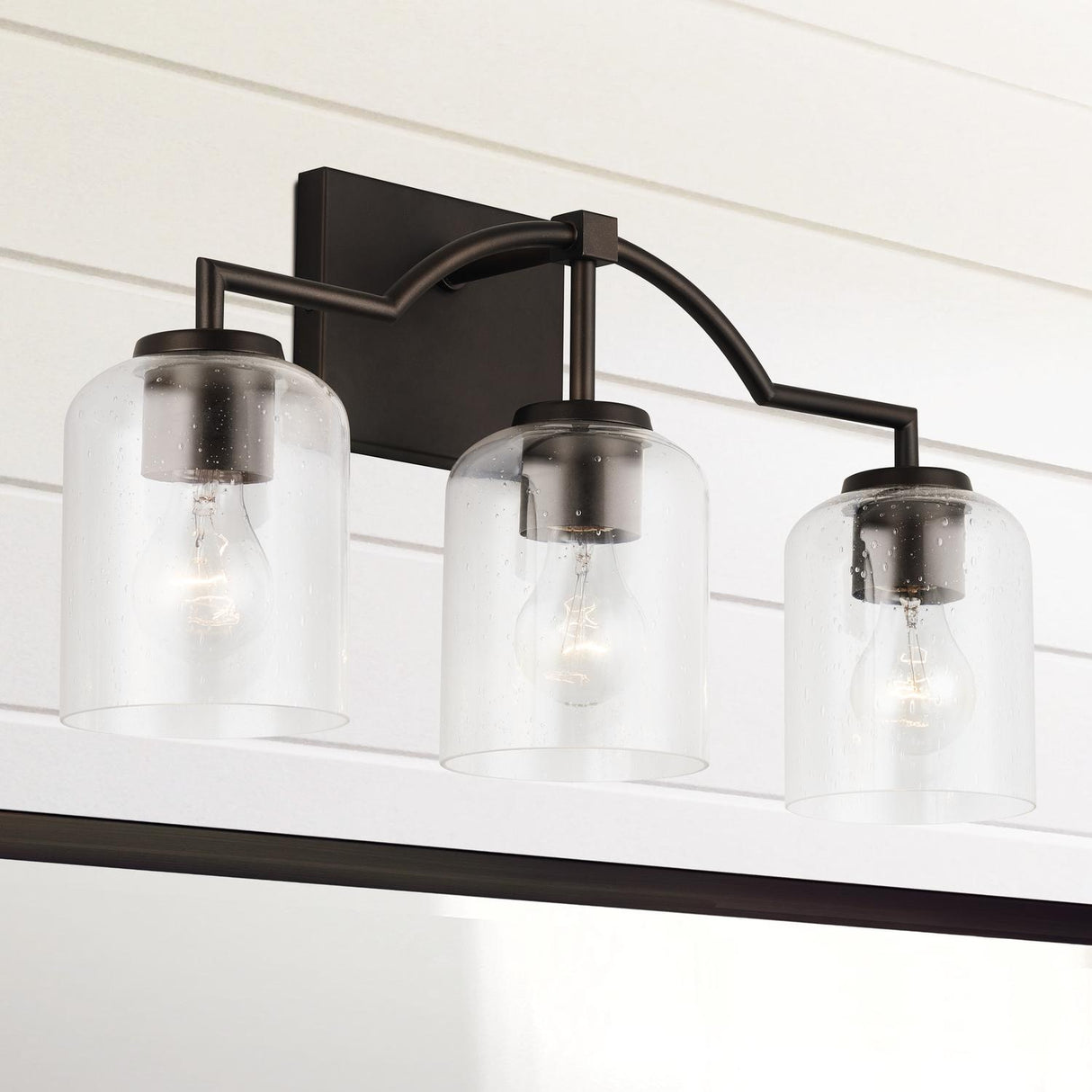 Capital Lighting 139331BZ-500 Carter 3 Light Vanity Bronze