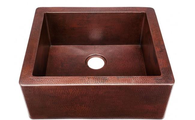 Thompson Traders Petit Toscana Black Copper Kitchen Sink Cardenas KSA-2522BC Aged Copper
(Hammered)