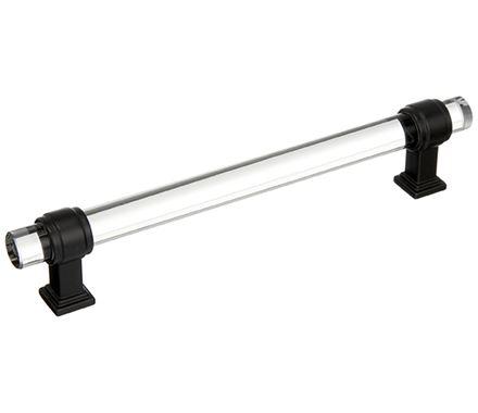 Amerock Cabinet Pull Clear/Black Bronze 6-5/16 inch (160 mm) Center to Center Glacio 1 Pack Drawer Pull Drawer Handle Cabinet Hardware