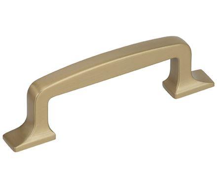Amerock Cabinet Pull Golden Champagne 3 inch (76 mm) Center to Center Westerly 1 Pack Drawer Pull Drawer Handle Cabinet Hardware