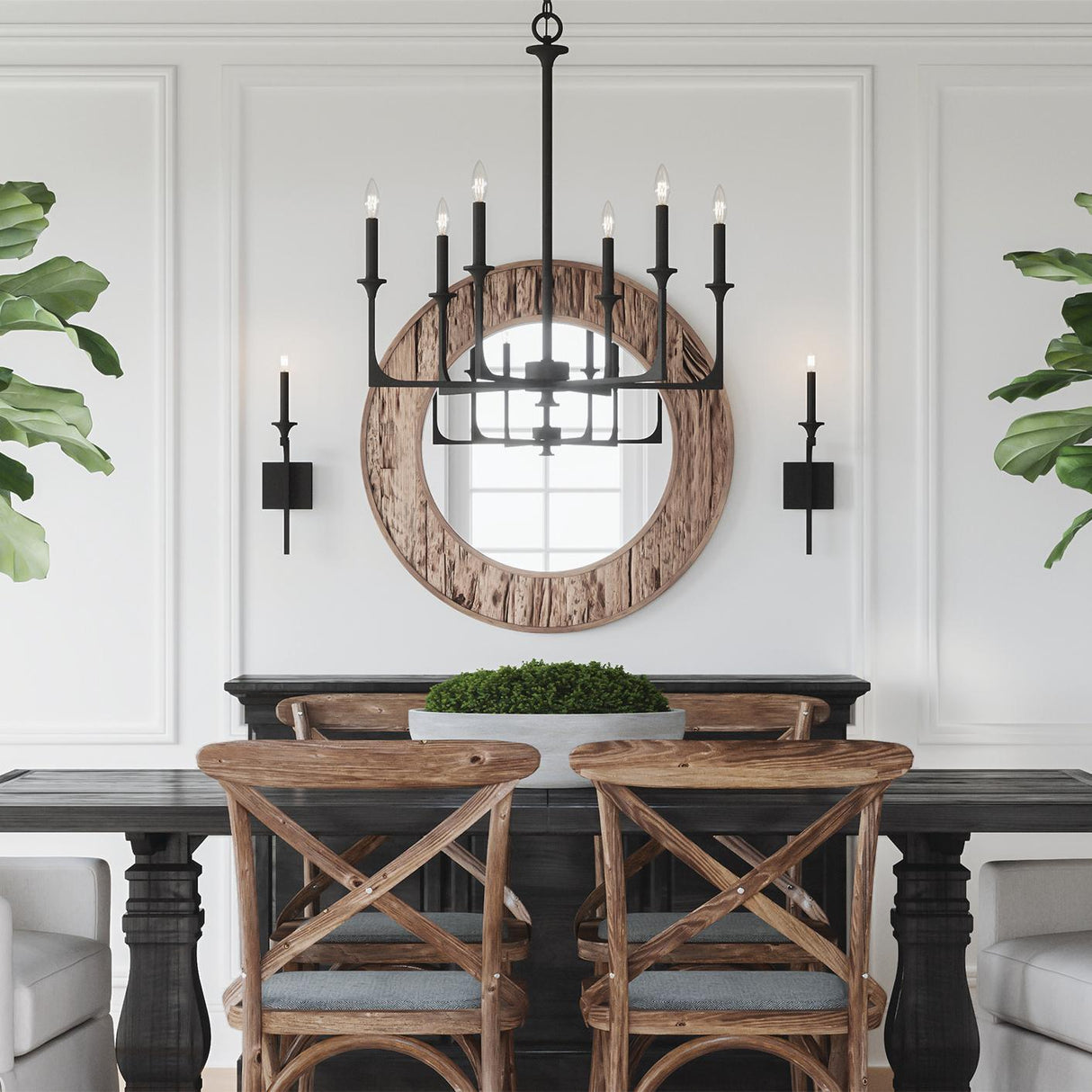 Capital Lighting 740701MM Mirror Decorative Mirror Reclaimed Railroad Ties