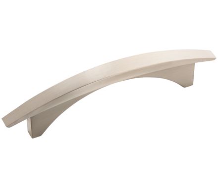 Amerock Cabinet Pull Satin Nickel 3-3/4 inch (96 mm) Center to Center Essential'Z 1 Pack Drawer Pull Drawer Handle Cabinet Hardware