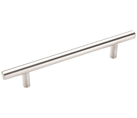 Amerock Cabinet Pull Stainless Steel 5-1/16 inch (128 mm) Center to Center Bar Pulls 1 Pack Drawer Pull Drawer Handle Cabinet Hardware