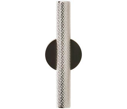 Amerock Cabinet Pull Matte Black/Polished Nickel 5/8 inch (16 mm) Center to Center Transcendent 1 Pack Drawer Pull Drawer Handle Cabinet Hardware