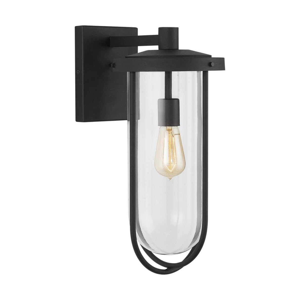 Capital Lighting 934212BK Corbin 1-Light Wall Mount Black