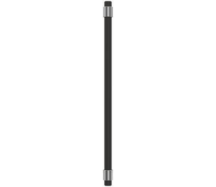 Amerock Cabinet Pull Polished Chrome/Matte Black 8-13/16 inch (224 mm) Center-to-Center Mergence 1 Pack Drawer Pull Cabinet Handle Cabinet Hardware