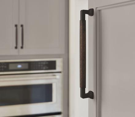 Amerock Cabinet Pull Oil Rubbed Bronze 8-13/16 inch (224 mm) Center-to-Center Stature 1 Pack Drawer Pull Cabinet Handle Cabinet Hardware