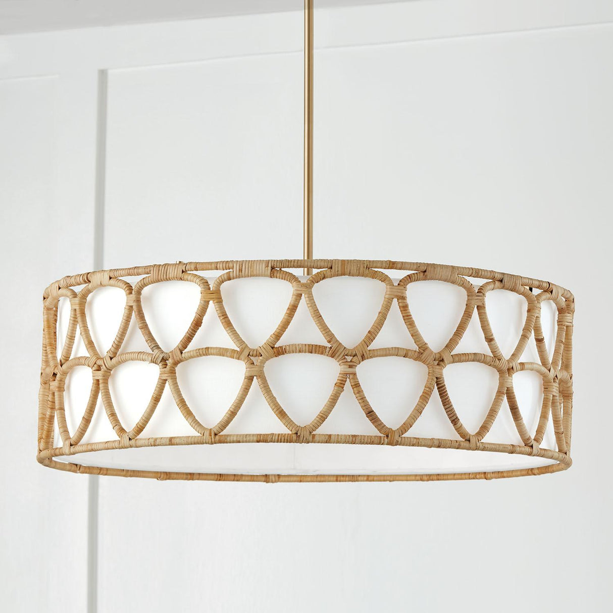 Capital Lighting 347242MA Tulum 4 Light Pendant Matte Brass
