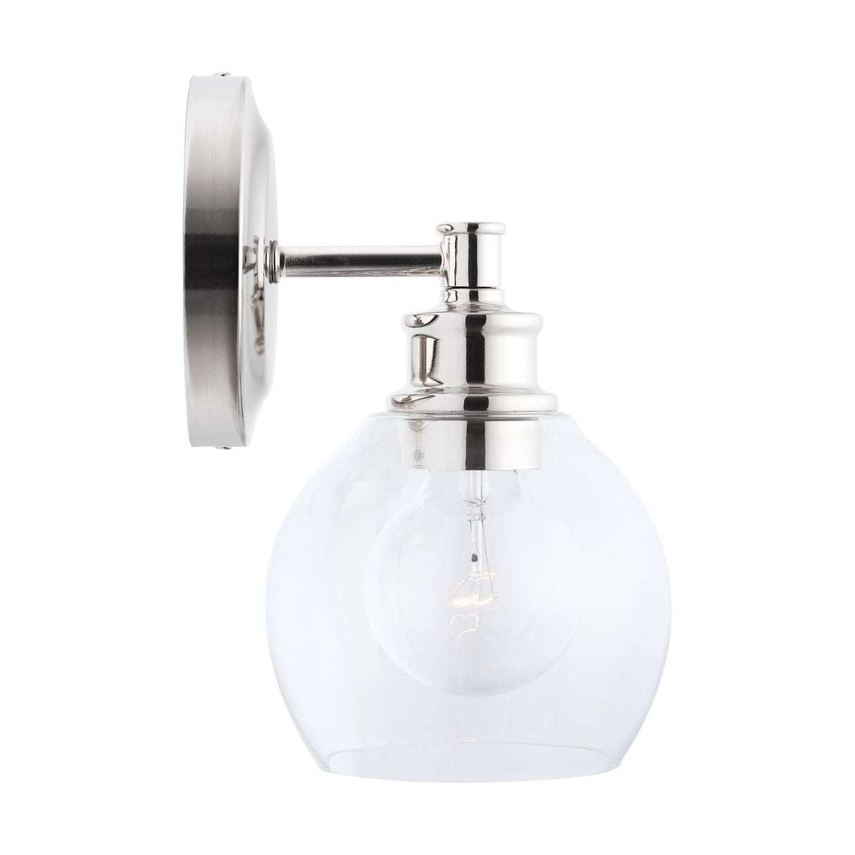 Capital Lighting 621111PN-426 Mid Century 1 Light Sconce Polished Nickel