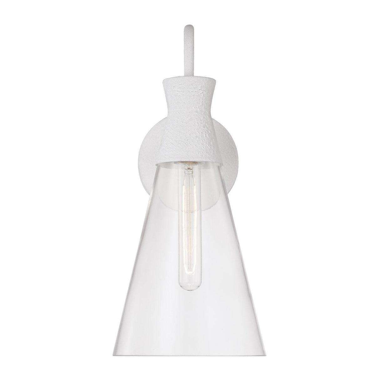 Capital Lighting 650311XW Paloma 1 Light Sconce Textured White