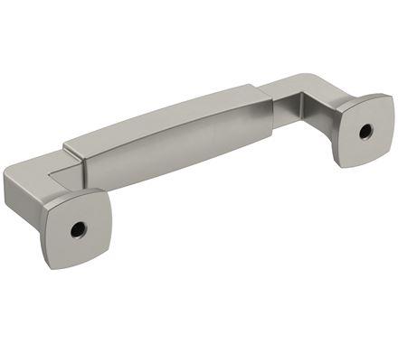 Amerock BP36887G10 Stature Cabinet Pull, 3-3/4 in (96 mm) Center-to-Center, Satin Nickel