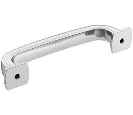 Amerock Cabinet Pull Polished Chrome 3-3/4 inch (96 mm) Center-to-Center Surpass 1 Pack Drawer Pull Cabinet Handle Cabinet Hardware