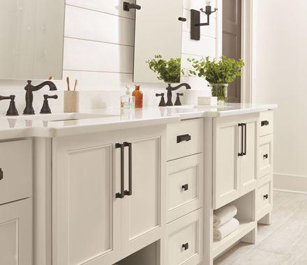 Amerock Cabinet Cup Pull Oil Rubbed Bronze 3 inch & 3-3/4 inch (76mm & 96 mm) Center-to-Center Appoint 1 Pack Drawer Pull Cabinet Handle Cabinet Hardware