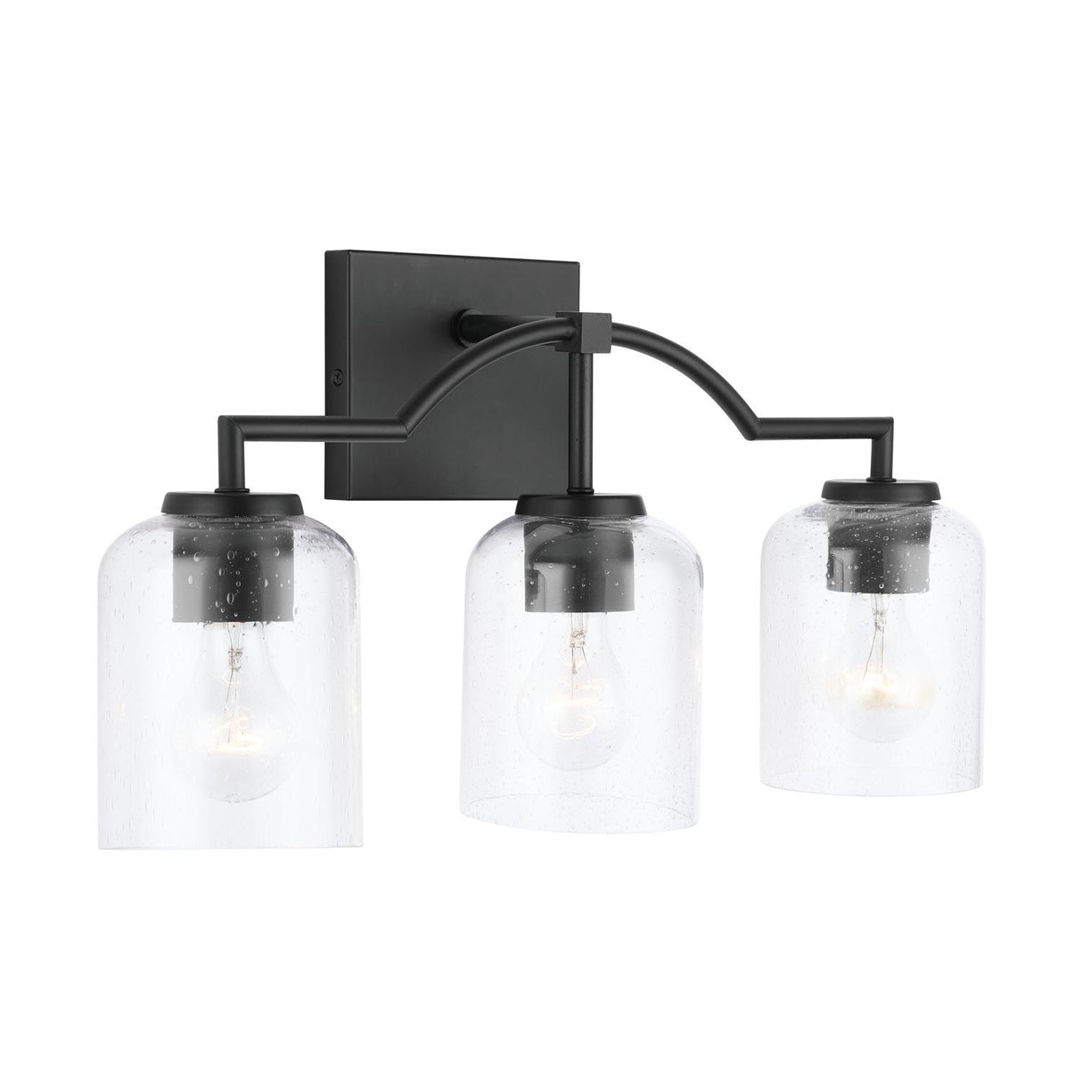 Capital Lighting 139331MB-500 Carter 3 Light Vanity Matte Black