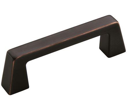 Amerock Cabinet Pull Oil Rubbed Bronze 3 inch (76 mm) Center to Center Blackrock 1 Pack Drawer Pull Drawer Handle Cabinet Hardware