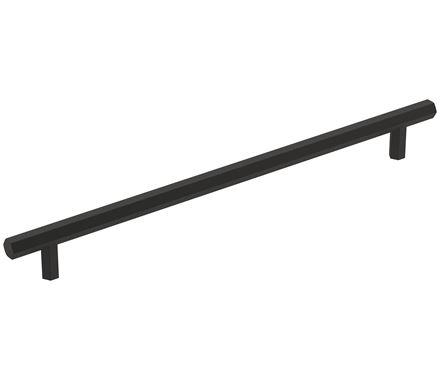 Amerock Cabinet Pull Matte Black 10-1/16 inch (256 mm) Center-to-Center Caliber 1 Pack Drawer Pull Cabinet Handle Cabinet Hardware