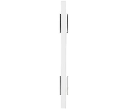 Amerock Cabinet Pull Polished Chrome/White 3-3/4 inch (96 mm) Center to Center Urbanite 1 Pack Drawer Pull Drawer Handle Cabinet Hardware