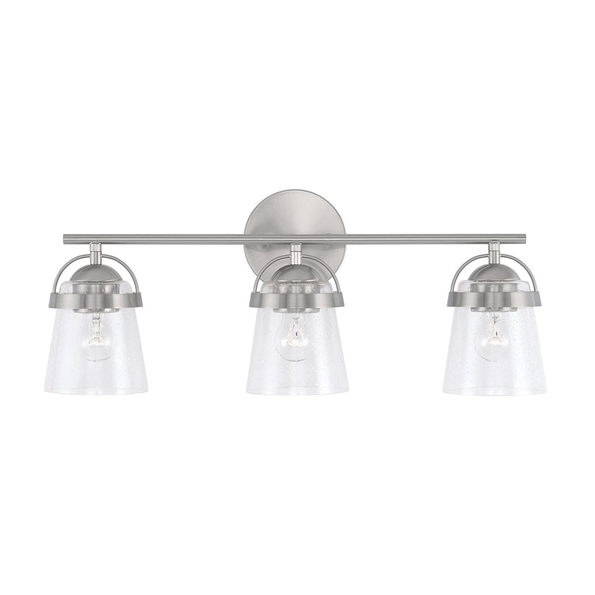 Capital Lighting 147031BN-534 Madison 3 Light Vanity Brushed Nickel
