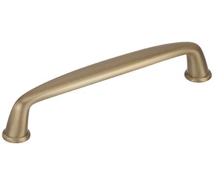 Amerock Cabinet Pull Golden Champagne 5-1/16 inch (128 mm) Center to Center Kane 1 Pack Drawer Pull Drawer Handle Cabinet Hardware