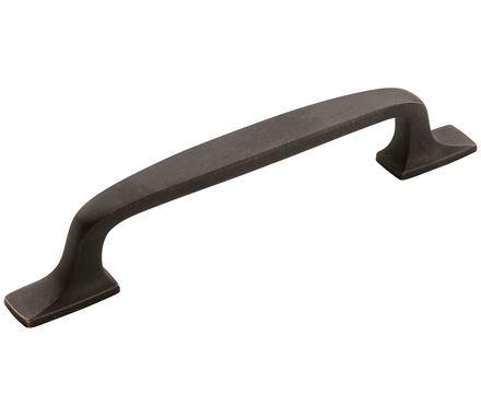 Amerock Cabinet Pull Dark Oiled Bronze 5-1/16 inch (128 mm) Center to Center Highland Ridge 1 Pack Drawer Pull Drawer Handle Cabinet Hardware