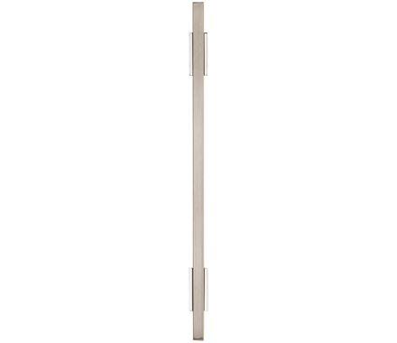 Amerock Cabinet Pull Polished Chrome/Satin Nickel 6-5/16 inch (160 mm) Center to Center Urbanite 1 Pack Drawer Pull Drawer Handle Cabinet Hardware