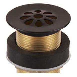 Thompson Traders Bath Drain Oil-rubbed Bronze Finish Flower Style Grid TDG15-OB Oil-Rubbed Bronze