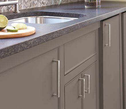 Amerock Cabinet Pull Polished Chrome 5-1/16 inch (128 mm) Center-to-Center Monument 1 Pack Drawer Pull Drawer Handle Cabinet Hardware