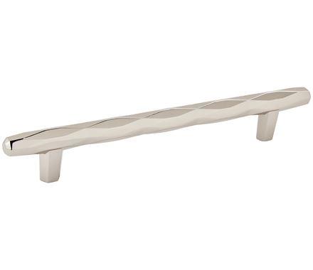 Amerock Cabinet Pull Polished Nickel 6-5/16 inch (160 mm) Center to Center St. Vincent 1 Pack Drawer Pull Drawer Handle Cabinet Hardware