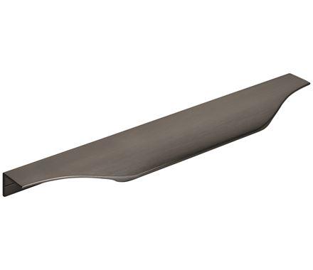 Amerock Cabinet Edge Pull Black Chrome 8-9/16 inch (217 mm) Center to Center Aloft 1 Pack Drawer Pull Drawer Handle Cabinet Hardware