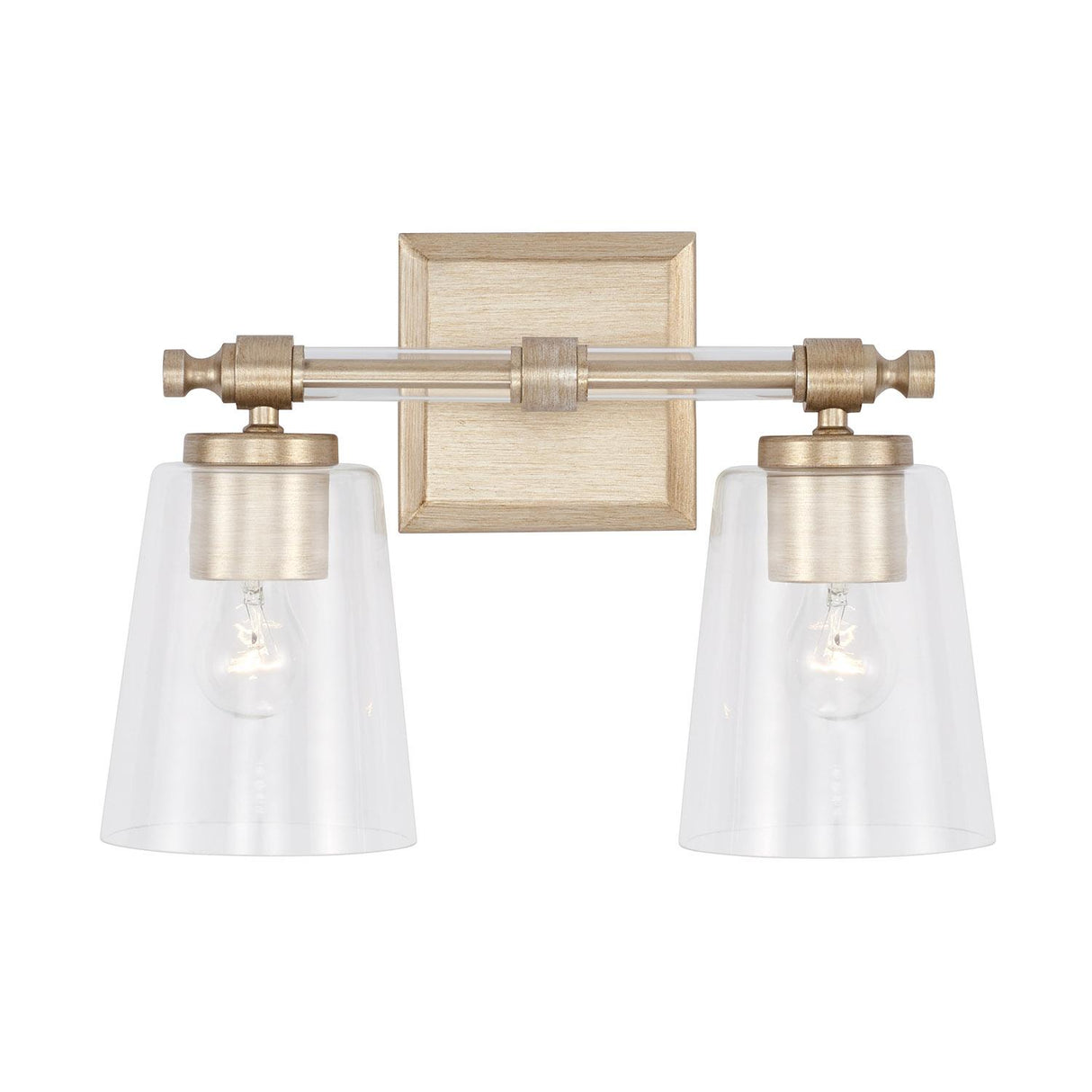 Capital Lighting 144821BS-523 Breigh 2 Light Vanity Brushed Champagne