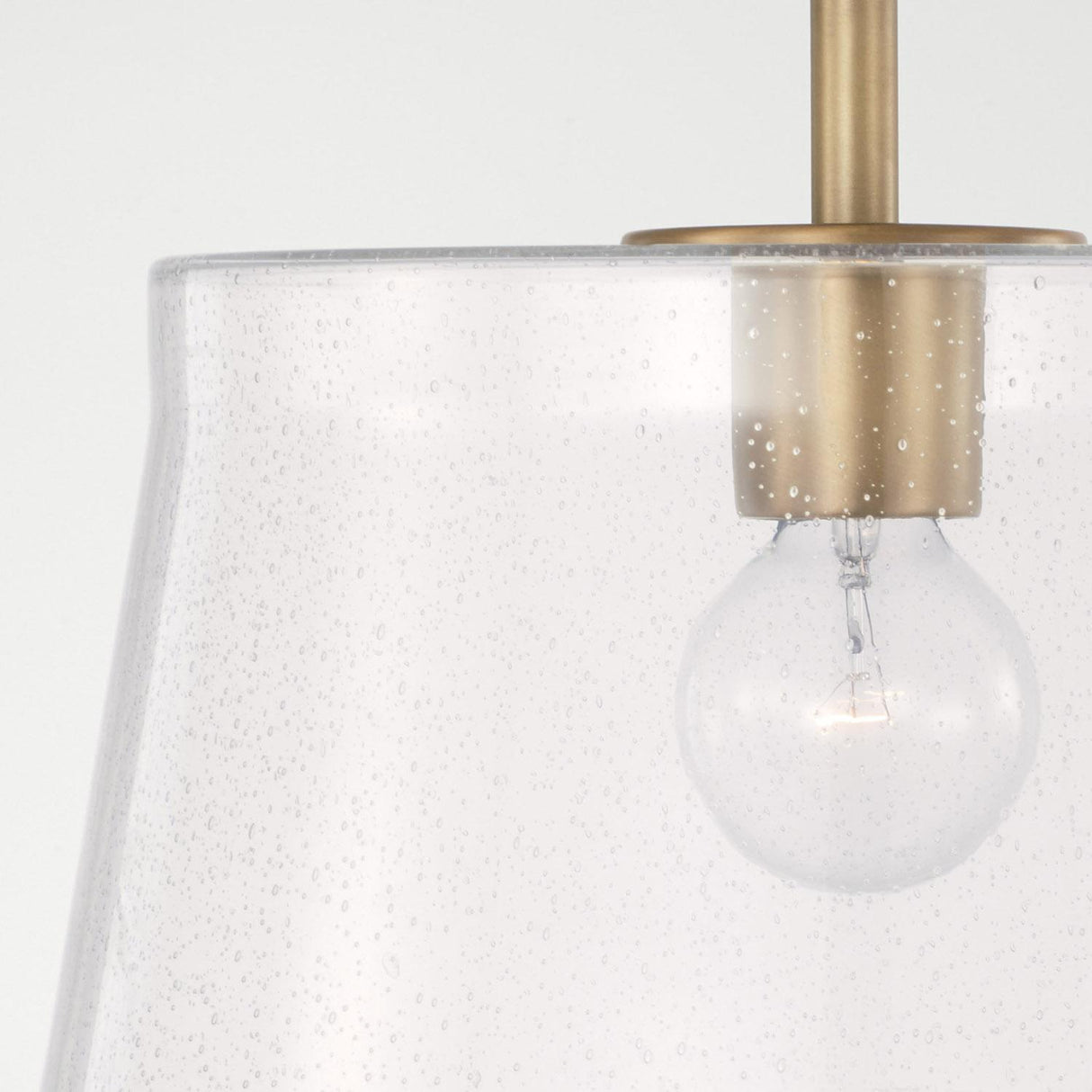 Capital Lighting 246911AD Baker 1 Light Pendant Aged Brass
